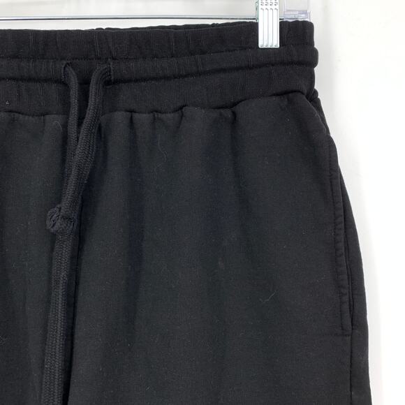 Talentless Sweat Shorts Women's Size Small Black Elastic Drawstring Waist - Picture 4 of 7